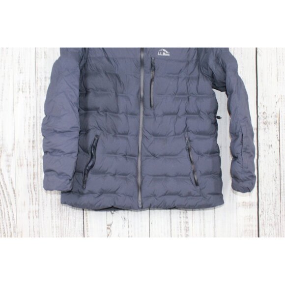 LL Bean Wind Challenger Stretch Down Jacket Blue Size XL - Picture 3 of 11